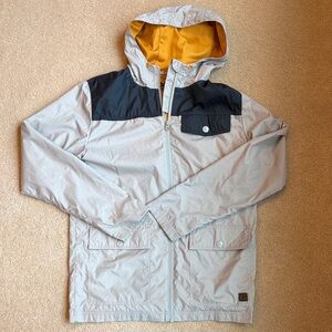 Adidas Khaki and Black Windbreaker Jacket